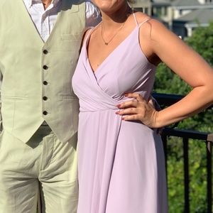 Lavender bridesmaid dress